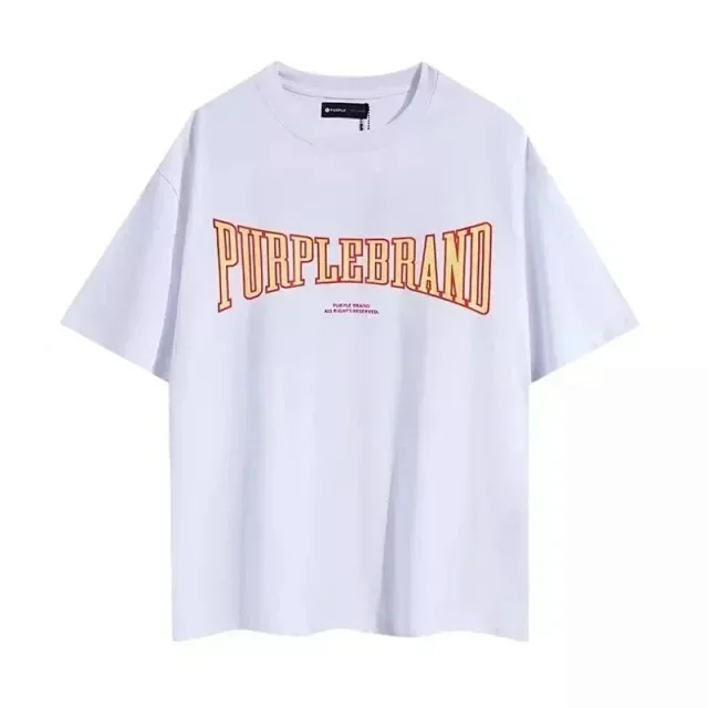 Purple Brand T-Shirts Short-Sleeve Graphic Logo product detail image 6
