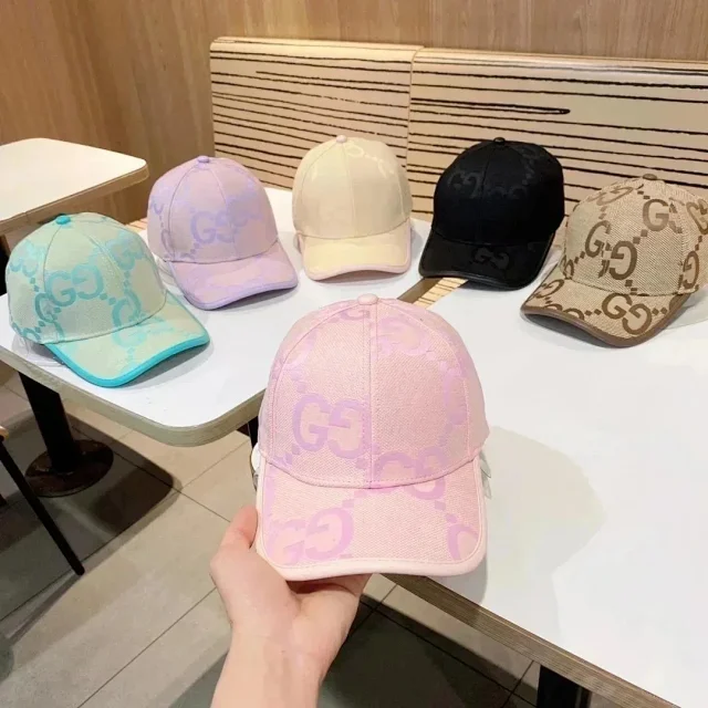 Gucci Hats GG Monogram Baseball Cap product detail image 4