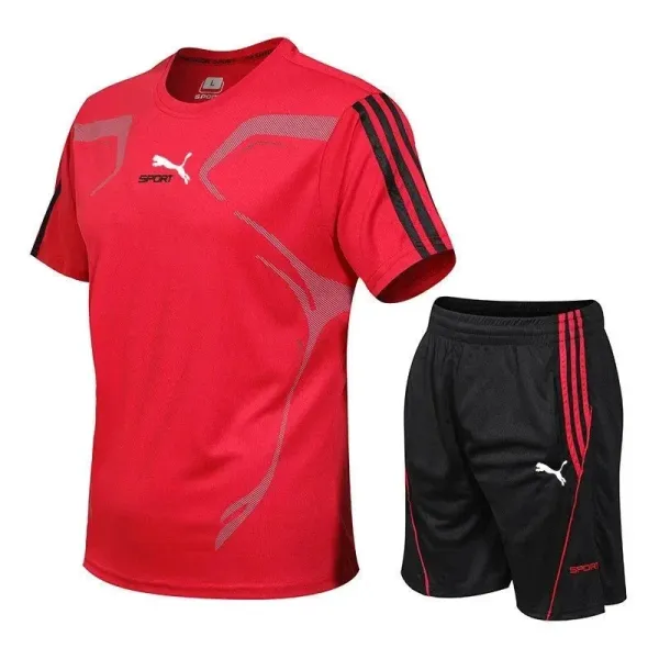 Puma Sport Performance Set Red/Black Activewear - 1