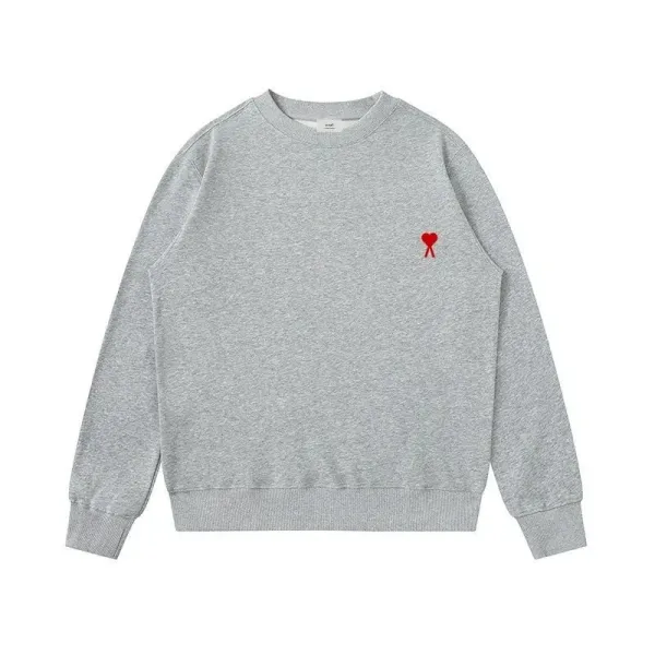 Play Comme des Garçons Heart Logo Sweatshirt Gray - 7