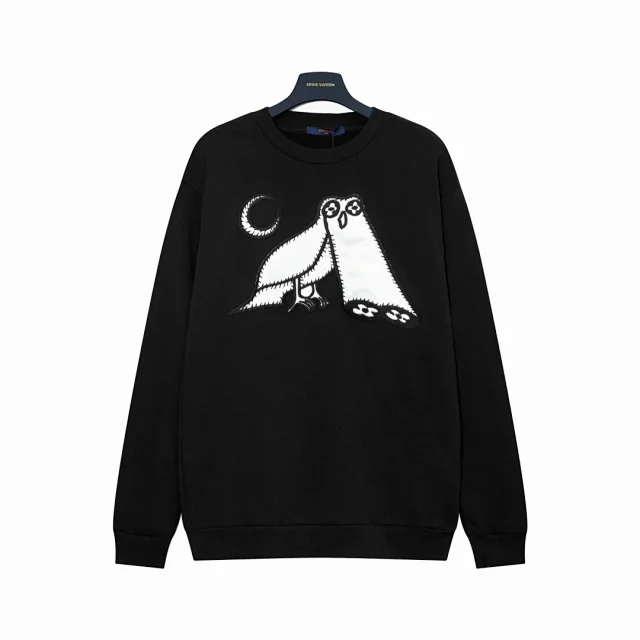 Louis Vuitton Hoodies & Sweatshirts Logo-print and crewneck product detail image 7