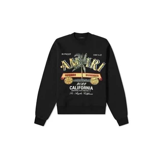 AMIRI Hoodies & Sweatshirts Logo Graphic Crewneck Sweatshirt product detail image 10
