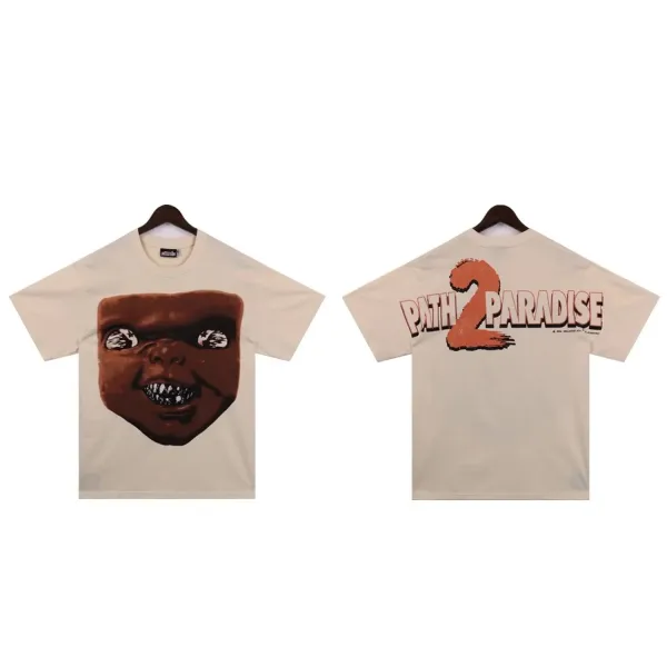 Path 2 Paradise x Chucky Horror Graphic Beige T-Shirt - 1