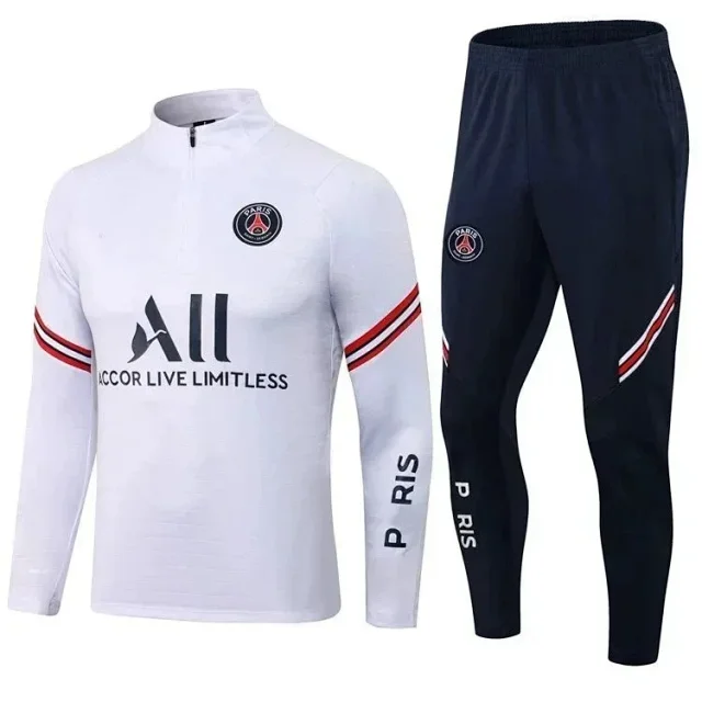 Paris Saint-Germain Tracksuits Long-Sleeve Half-Zip Training Tracksuit Set product detail image 7