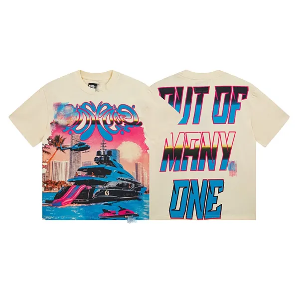 Gallery Dept Out Of Many One Multicolor Graphic T-Shirt - 1