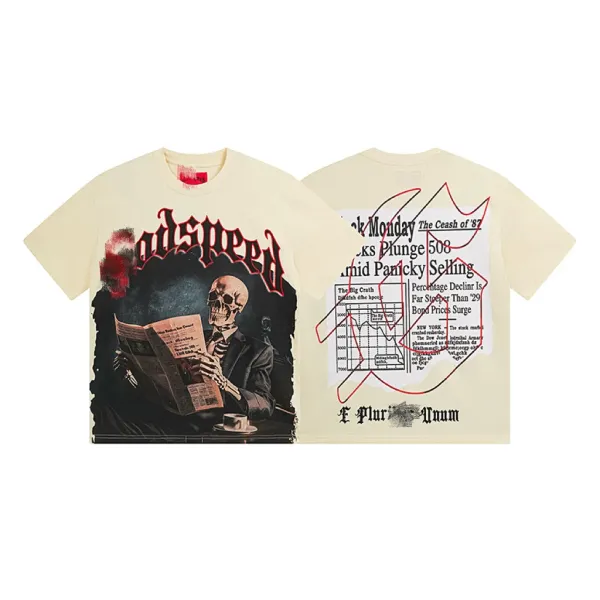 Gallery Dept x Imposter London 'Black Monday' Graphic T-Shirt Beige - 1
