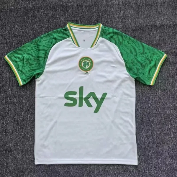 Ireland National Team Away Jersey White/Green Sky Sponsor - 1