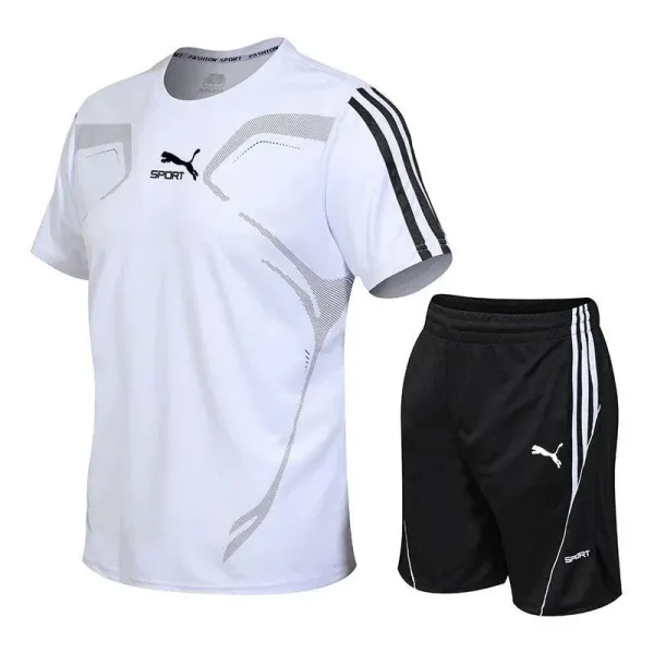 Puma Sport Performance Set White/Black Activewear - 1