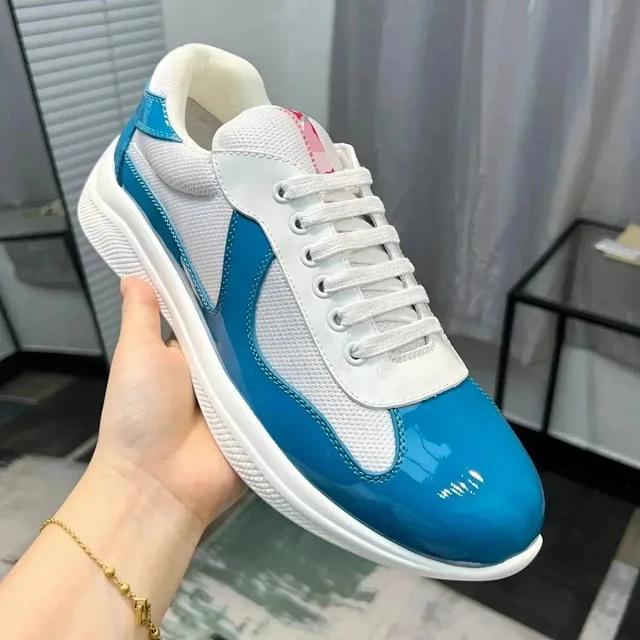 Unbranded Sneakers Low-Top Lace-Up Patent and Textile product detail image 9