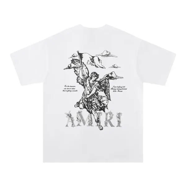 Amiri Angelic Print White T-Shirt - 1