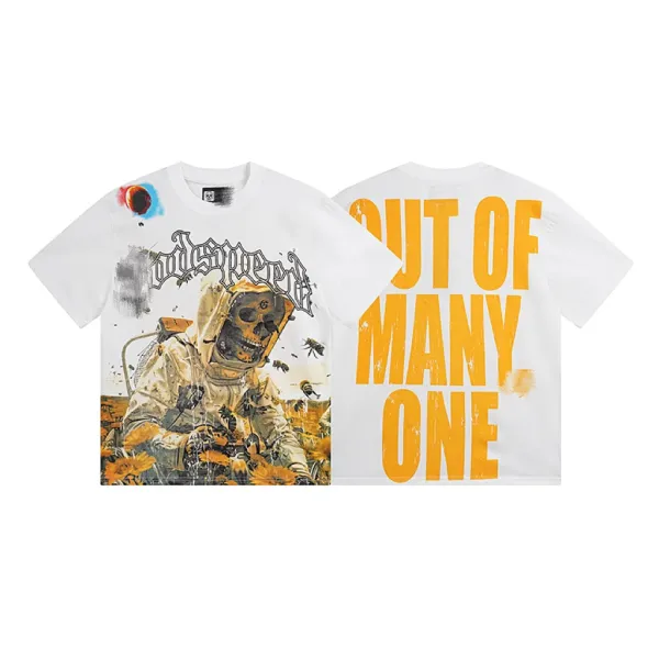 Undisputed Out Of Many One Graphic T-Shirt White - 1