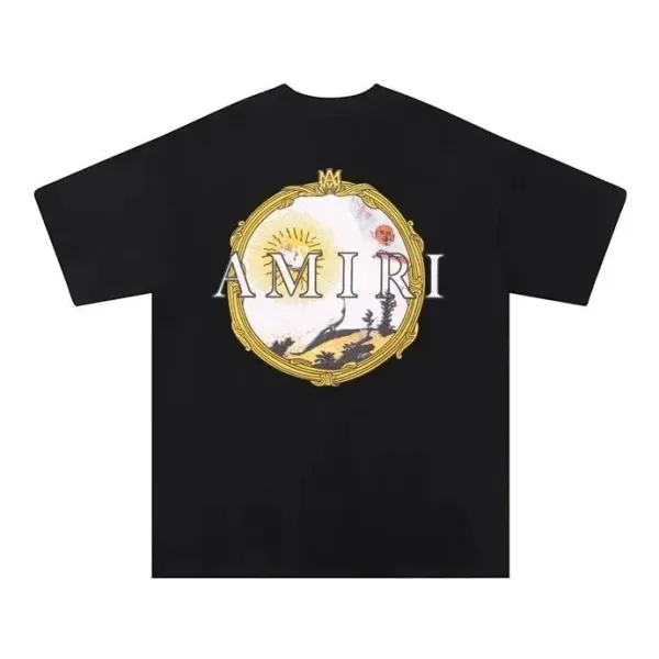 Amiri Ornate Frame Graphic T-Shirt Black - 1