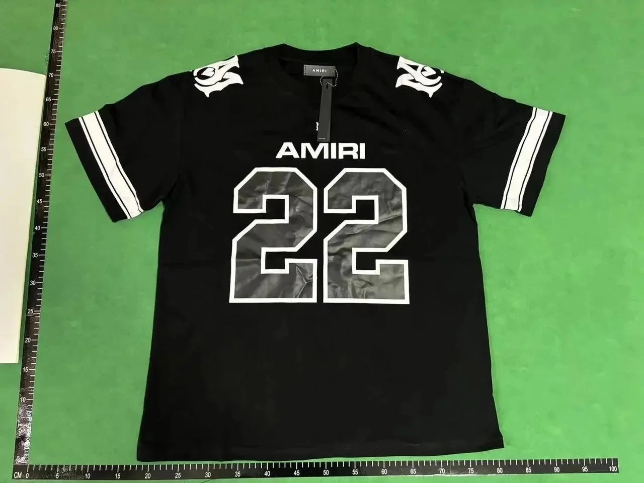 Amiri Number 22 Football Jersey Brown T-Shirt - 6