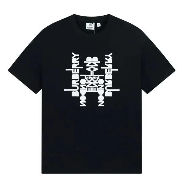 Burberry England Graphic Print Black T-Shirt - 1
