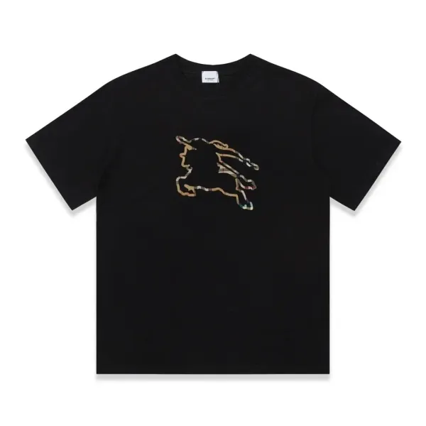 Burberry TB Monogram Knight Graphic Hoodie Black - 6