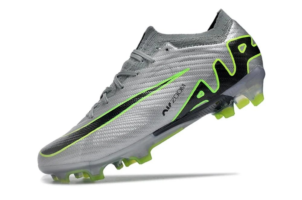 Nike Mercurial Superfly VII Elite FG Silver Volt Green Football Cleats - 1