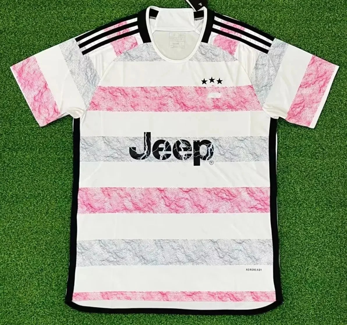Adidas x Juventus 2023-24 Third Jersey Pink Marble White