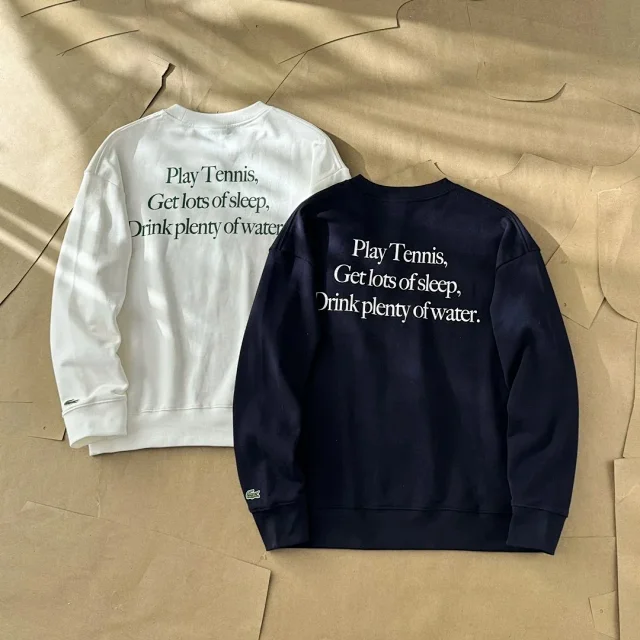 Lacoste Hoodies & Sweatshirts Crewneck Logo Sweatshirt product detail image 8