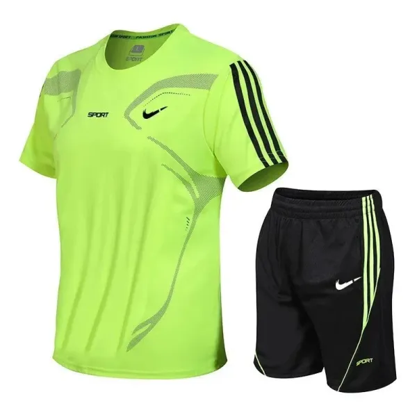 Nike Sport Performance Set Neon Green/Black Activewear - 1