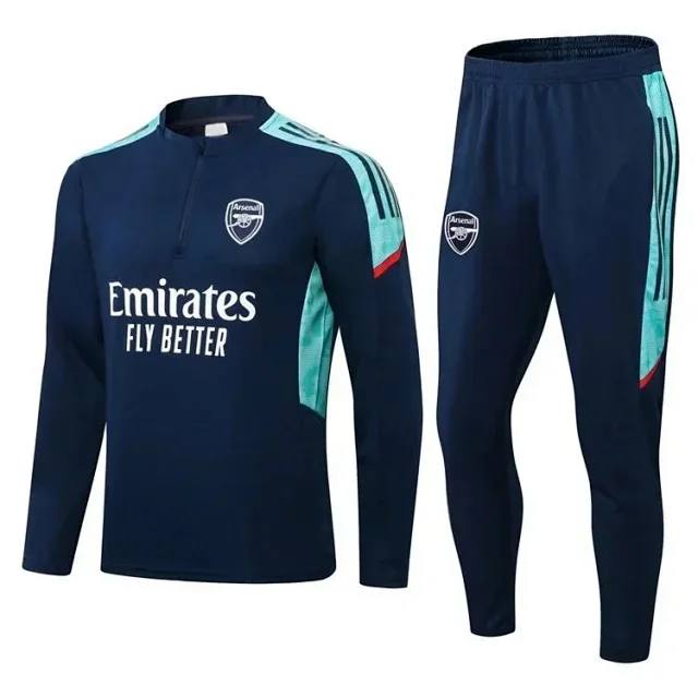 Paris Saint-Germain Tracksuits Long-Sleeve Half-Zip Football Training Set product detail image 2