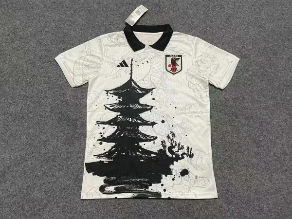 Adidas Japan National Team 2023 Away Jersey Black Multicolor - 5
