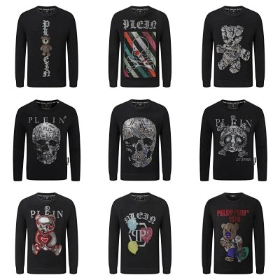 Philipp Plein Crystal-Embellished Skull & Bear Sweaters [30 styles]
