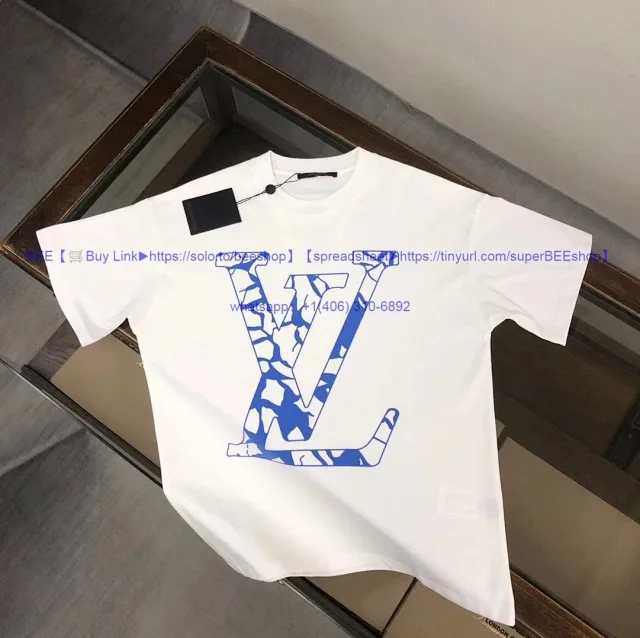 Louis Vuitton T-Shirts Short-Sleeve Crew-Neck Graphic product detail image 33