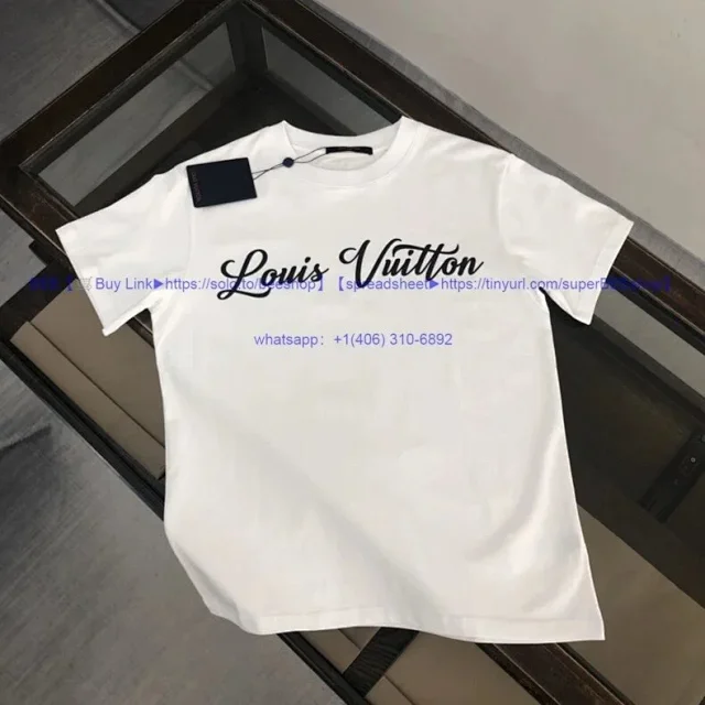 Louis Vuitton T-Shirts Short-Sleeve Crew-Neck Graphic product detail image 41