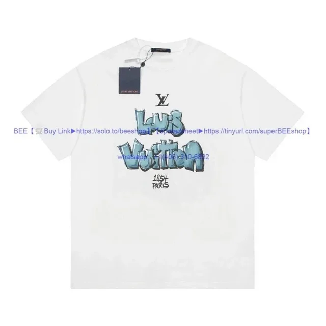 Louis Vuitton T-Shirts Short-Sleeve Crew-Neck Graphic product detail image 51
