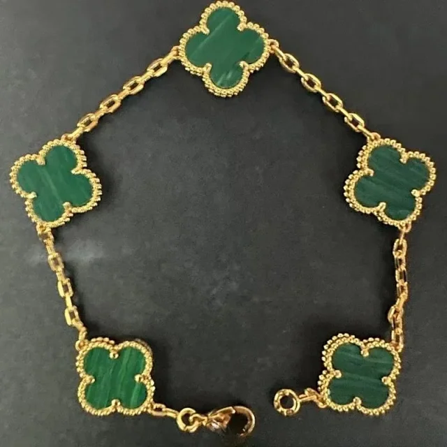 Unbranded Jewelry Five Clover Station Chain Bracelet product detail image 8