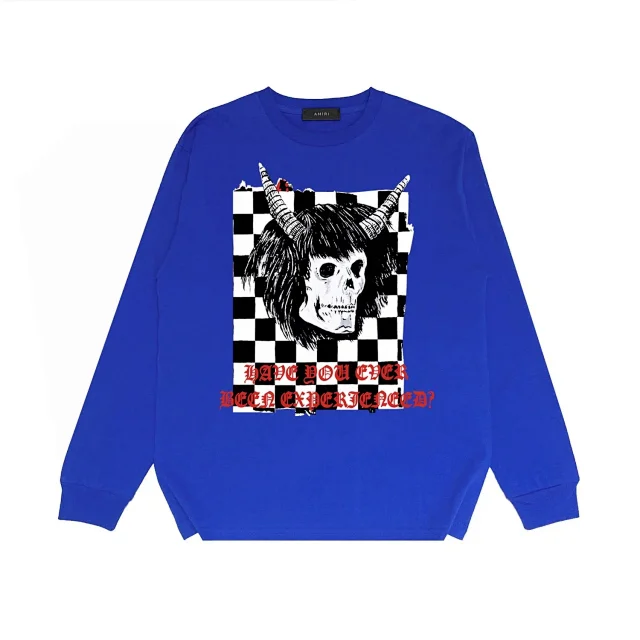 AMIRI Hoodies & Sweatshirts Crewneck sweatshirt with crystal ball hand graphic product detail image 4