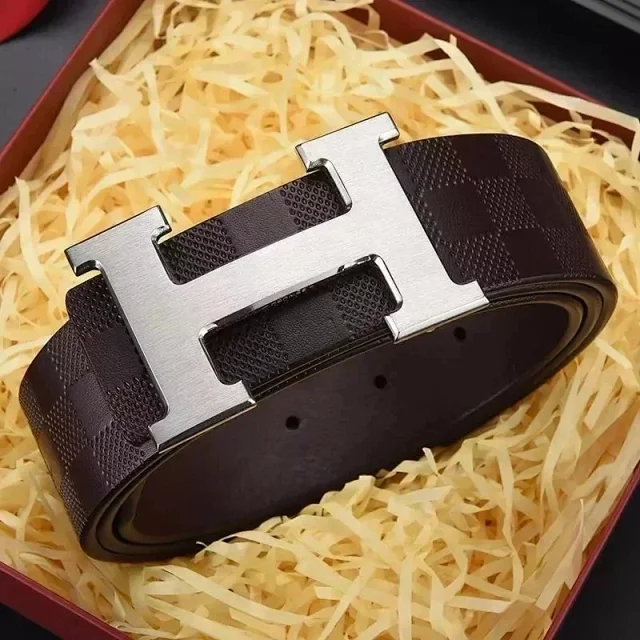 Hermès Belts K1-0118 H-Buckle Leather Belt product detail image 2