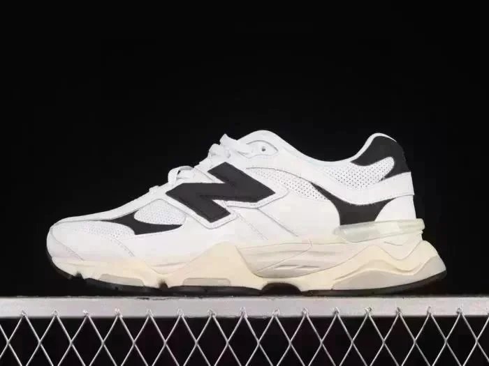 New Balance 9060 Brown Textured Sneakers - 4