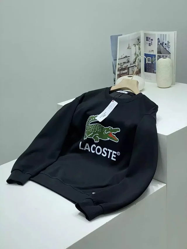 Lacoste Hoodies & Sweatshirts Crewneck Logo Sweatshirt product detail image 9