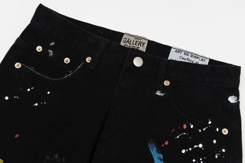 DSquared2 DS Q2 Icon Printed Distressed Light Wash Jeans - 9