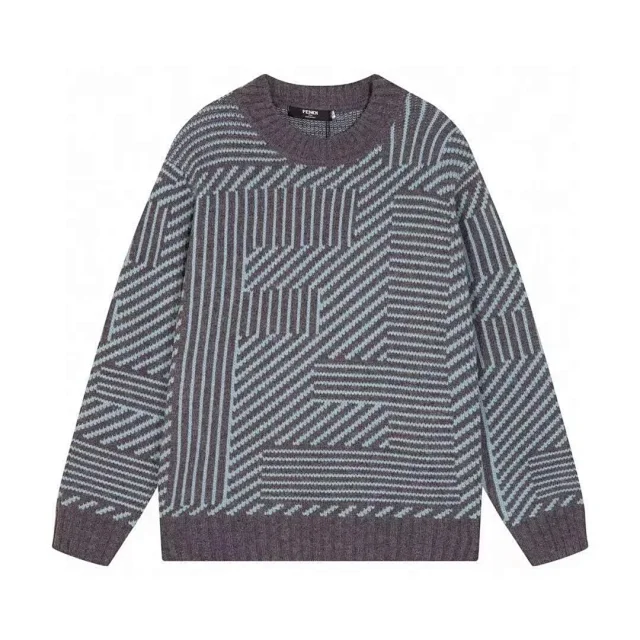Unbranded Assorted logo-pattern knit sweaters and cardigans product detail image 9
