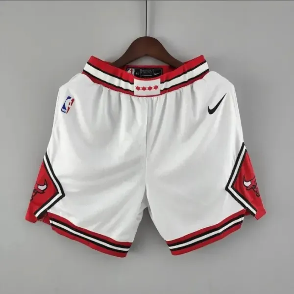 Nike Chicago Bulls Association Edition White Shorts - 1