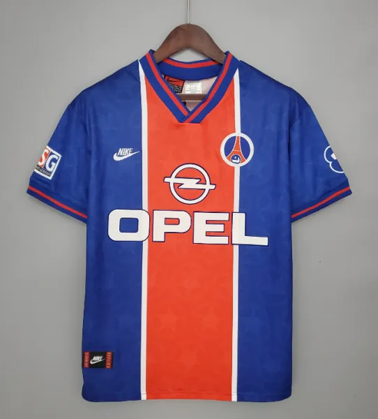 Nike Paris Saint-Germain 1995-96 Home Jersey Blue Orange - 1