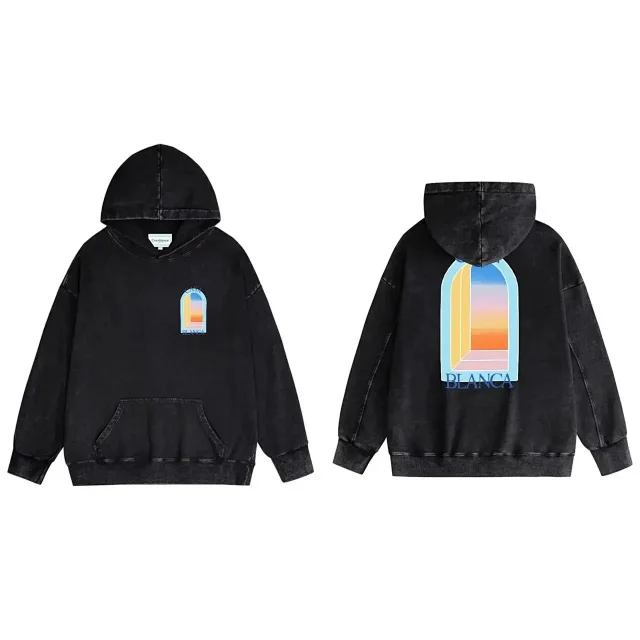 Casablanca Hoodies & Sweatshirts Graphic Print Pullover Hoodie product detail image 9