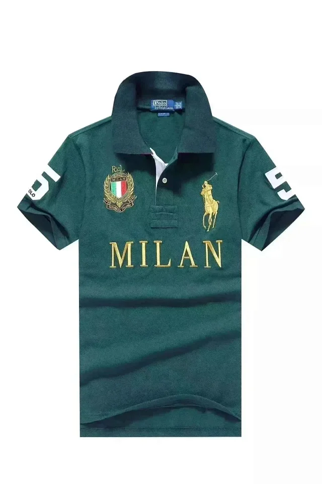 Polo Ralph Lauren Shirts City Embroidered Short-Sleeve Shirt with Number Graphic product detail image 3