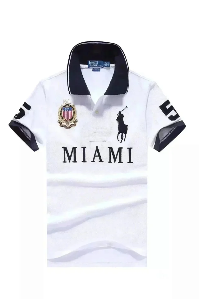 Polo Ralph Lauren Shirts City Embroidered Short-Sleeve Shirt with Number Graphic product detail image 5