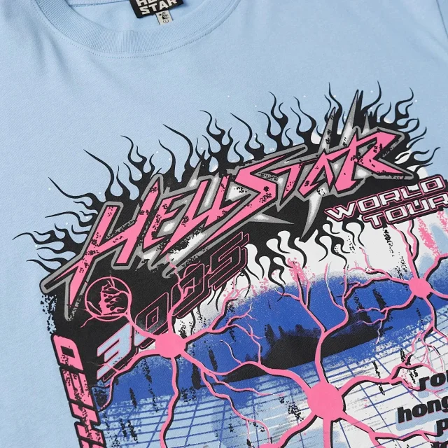 Helstar T-Shirts Oversized graphic crew-neck T-shirt product detail image 8