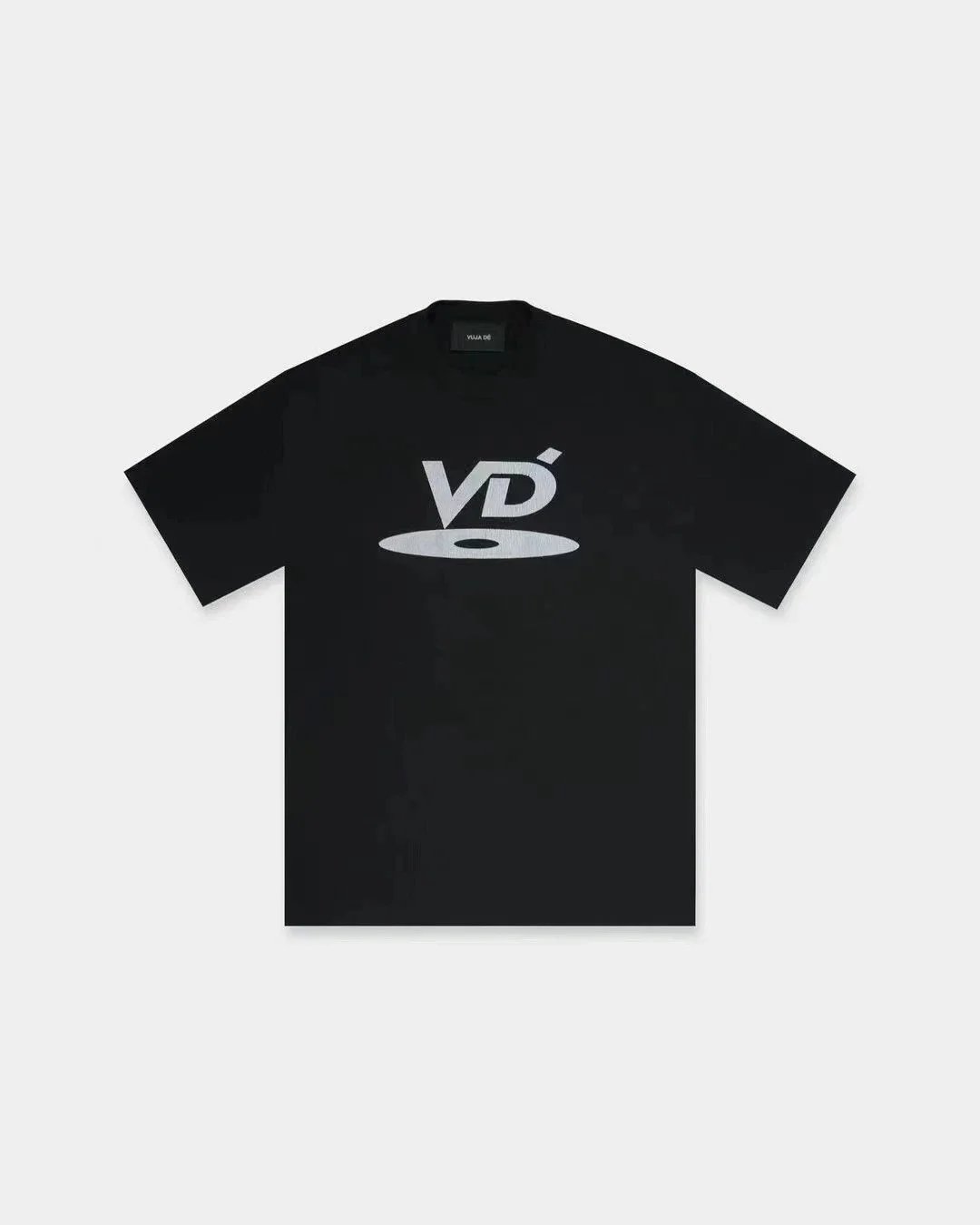 Velja Dé Vinyl Disc Logo Black T-Shirt - 6