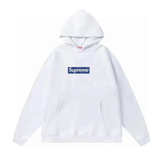 Supreme Hoodies & Sweatshirts Logo Pullover Hoodie with Kangaroo Pocket product detail image 2