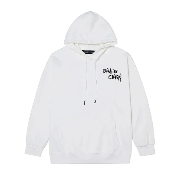 Balenciaga Hoodies & Sweatshirts Graffiti Logo Pullover Hoodie product detail image 8