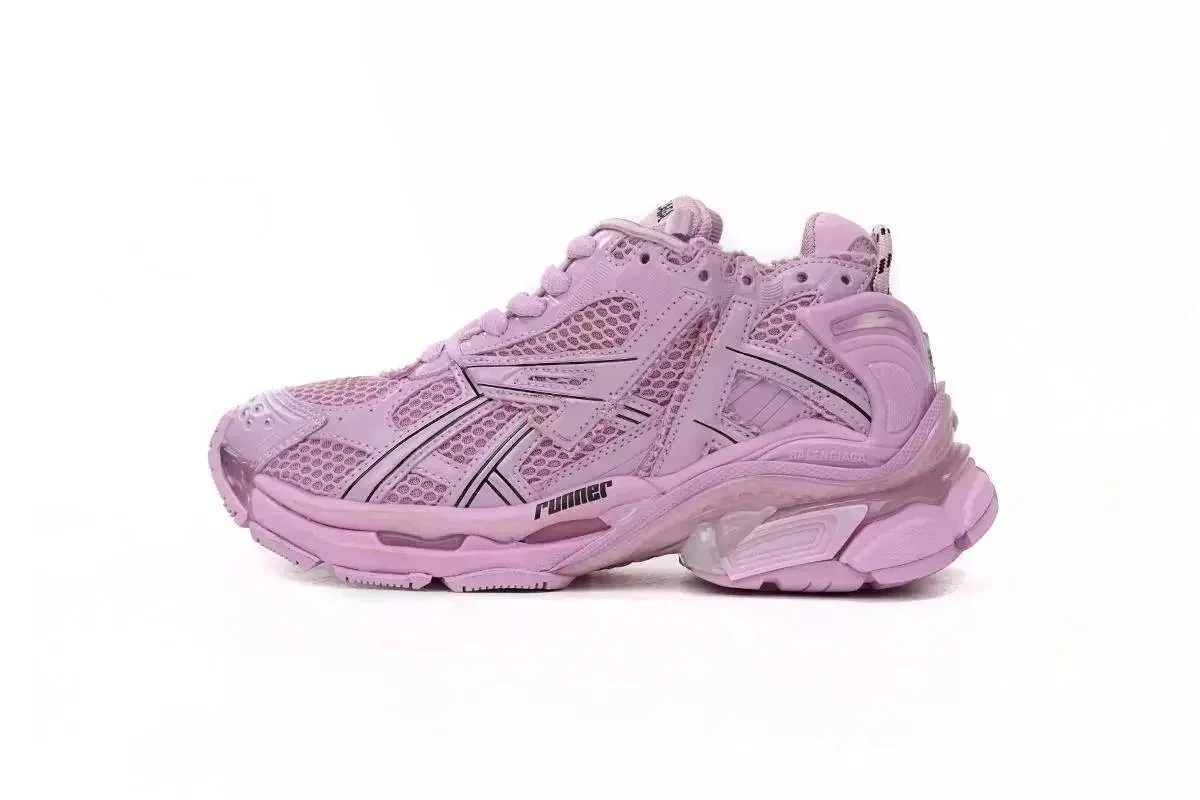Unbranded Sneakers Chunky mesh running-style — Pink