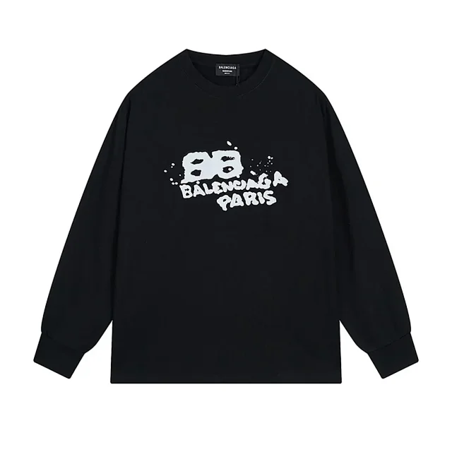 Balenciaga Hoodies & Sweatshirts Graffiti Logo Pullover Hoodie product detail image 15