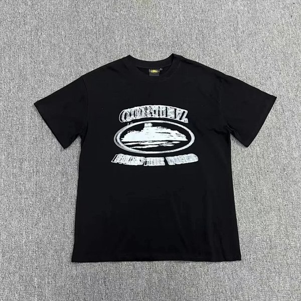Corteiz Round The World Black T-Shirt product listing in Litbuy spreadsheet finds