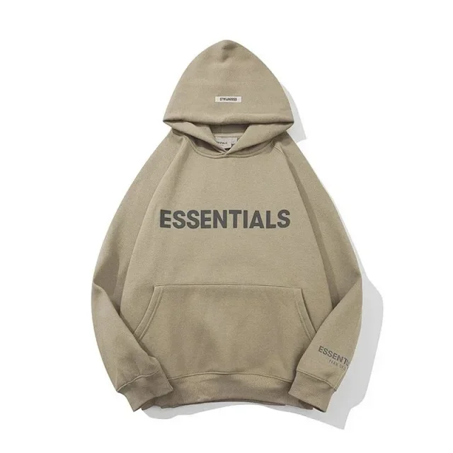 Fear of God Hoodies & Sweatshirts ESSENTIALS logo pullover hoodie with kangaroo pocket product detail image 4