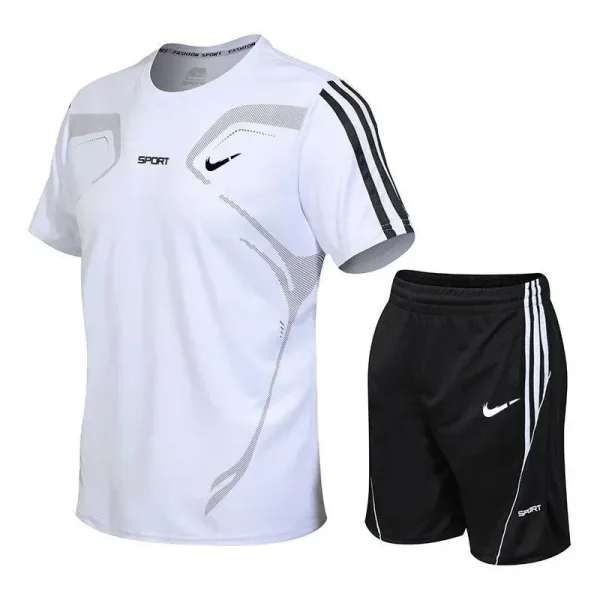 Nike Sport Performance Set White/Black Activewear - 1